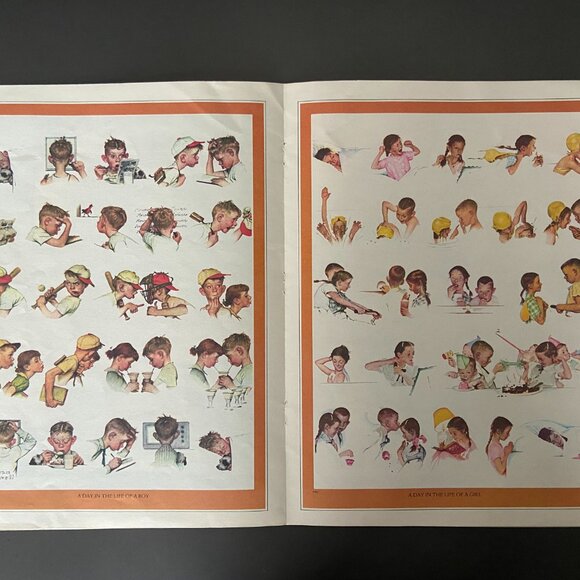 1976 July-August THE SATURDAY EVENING POST MAGAZINE - NORMAN ROCKWELL - Picture 9 of 11